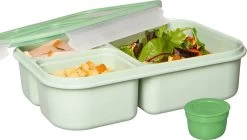 Lock&Lock Lunchset - Yoghurtbeker En Lunchboxen - Bento Box - Muesli Beker - Snackdoosjes - Lunchpot - Met Compartimenten - Volwassenen En Kinderen - To Go - Lekvrij - BPA Vrij - Groen -Huishoud Verkoop 1200x678 1