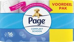 Page Wc Papier - Compleet Schoon Toiletpapier - 16 Rollen -Huishoud Verkoop 1200x688 2