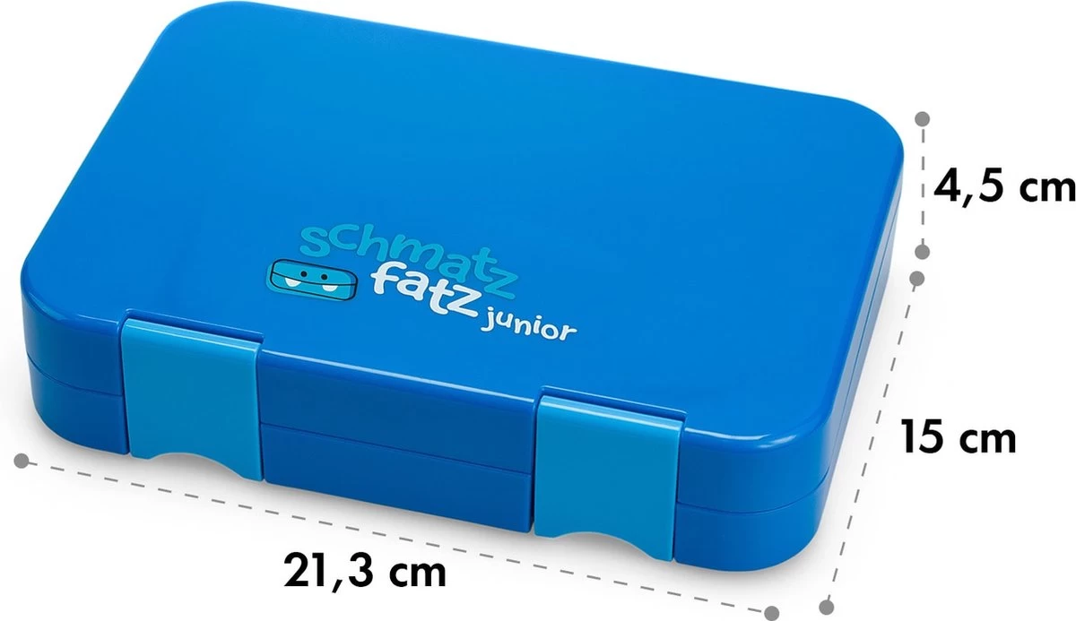 Klarstein Schmatzfatz Junior Lunchbox 6 Vakken - Bento - Vershouddoos 21,3 X 15 X 4,5 Cm (BxHxD) - BPA-vrij - Vaatwasserbestendig 5 Klarstein Schmatzfatz Junior Lunchbox 6 Vakken - Bento - Vershouddoos 21,3 X 15 X 4,5 Cm (BxHxD) - BPA-vrij - Vaatwasserbestendig - Afbeelding 5