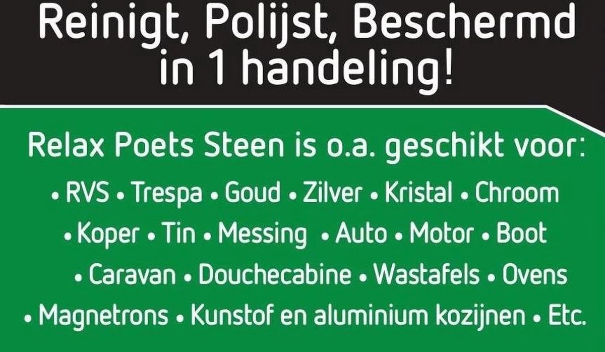 Merkloos Witte Poets Steen. Reinigingsmiddel. Reinigt, Beschermd En Polijst In 1 Handeling. 4 Merkloos Witte Poets Steen. Reinigingsmiddel. Reinigt, Beschermd En Polijst In 1 Handeling. - Afbeelding 4