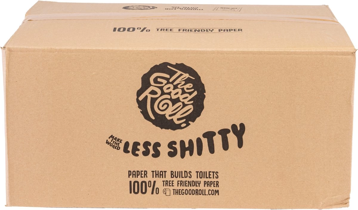 THE GOOD ROLL WC Papier - 24 Stuks - 250vel 3-laags - The Cheerful Choice- Duurzaam -100% Gerecycled 3 THE GOOD ROLL WC Papier - 24 Stuks - 250vel 3-laags - The Cheerful Choice- Duurzaam -100% Gerecycled - Afbeelding 3