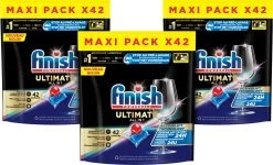 Finish Ultimate Regular Vaatwastabletten - 3x42 Capsules Promo Pack