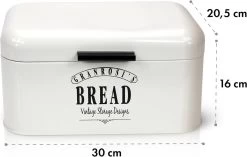 Delaware Broodtrommel Metaal 30 X 16 X 20,5 Cm Klapdeksel Ventilatiegaten 14 Delaware Broodtrommel Metaal 30 X 16 X 20,5 Cm Klapdeksel Ventilatiegaten -Huishoud Verkoop 1200x761 2