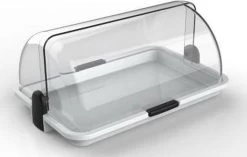 Biesse Broodtrommel - Met Schuifdeksel - Transparant -brooddoos