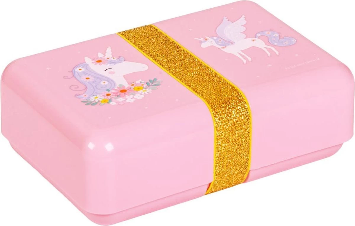 Broodtrommel / Lunch Box: Eenhoorn | A Little Lovely Company 2 Broodtrommel / Lunch Box: Eenhoorn | A Little Lovely Company - Afbeelding 2