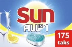 SUN® Sun All-In-1 Citroen Vaatwastabletten - 7 X 24 Tabletten - Voordeelverpakking -Huishoud Verkoop 1200x786 1