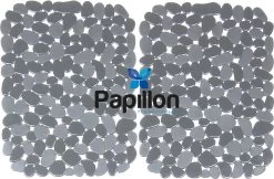 Merkloos Gootsteenmat - 40x30 Cm - Papillon Kiezels Grijs -Huishoud Verkoop 1200x787