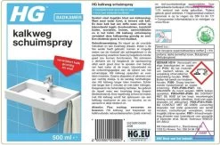 HG Kalkweg Schuimspray - 500ml - 100% Glans - Verwijdert En Voorkomt Kalk - Biologisch Afbreekbaar 11 HG Kalkweg Schuimspray - 500ml - 100% Glans - Verwijdert En Voorkomt Kalk - Biologisch Afbreekbaar -Huishoud Verkoop 1200x791 2