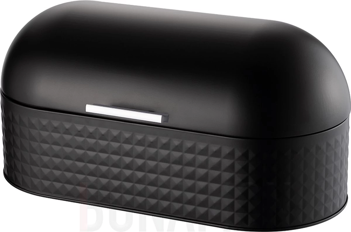 Michelino Broodtrommel - Zwart - 33,5 X 19,5 X 20 Cm 1 Michelino Broodtrommel - Zwart - 33,5 X 19,5 X 20 Cm