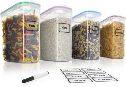 TNM Luxe Luchtdichte Voorraadbussen Set (4x2,5L) – Voorraadpotten - 4 Kleuren 17 TNM Luxe Luchtdichte Voorraadbussen Set (4x2,5L) – Voorraadpotten - 4 Kleuren -Huishoud Verkoop 1200x833