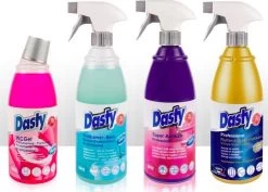 Dasty Keuken+Badkamer Pakket 8 Stuks: WC-gel + Super Antikalk + Ruiten En Oppervlakten + Badkamerreiniger + Afwas Super Ontvettend + RVS- En Inductiekookplatenreiniger + Ruiten En Oppervlakten + Allesreinigende Gel + GRATIS Set Sponzen -Huishoud Verkoop 1200x860 1