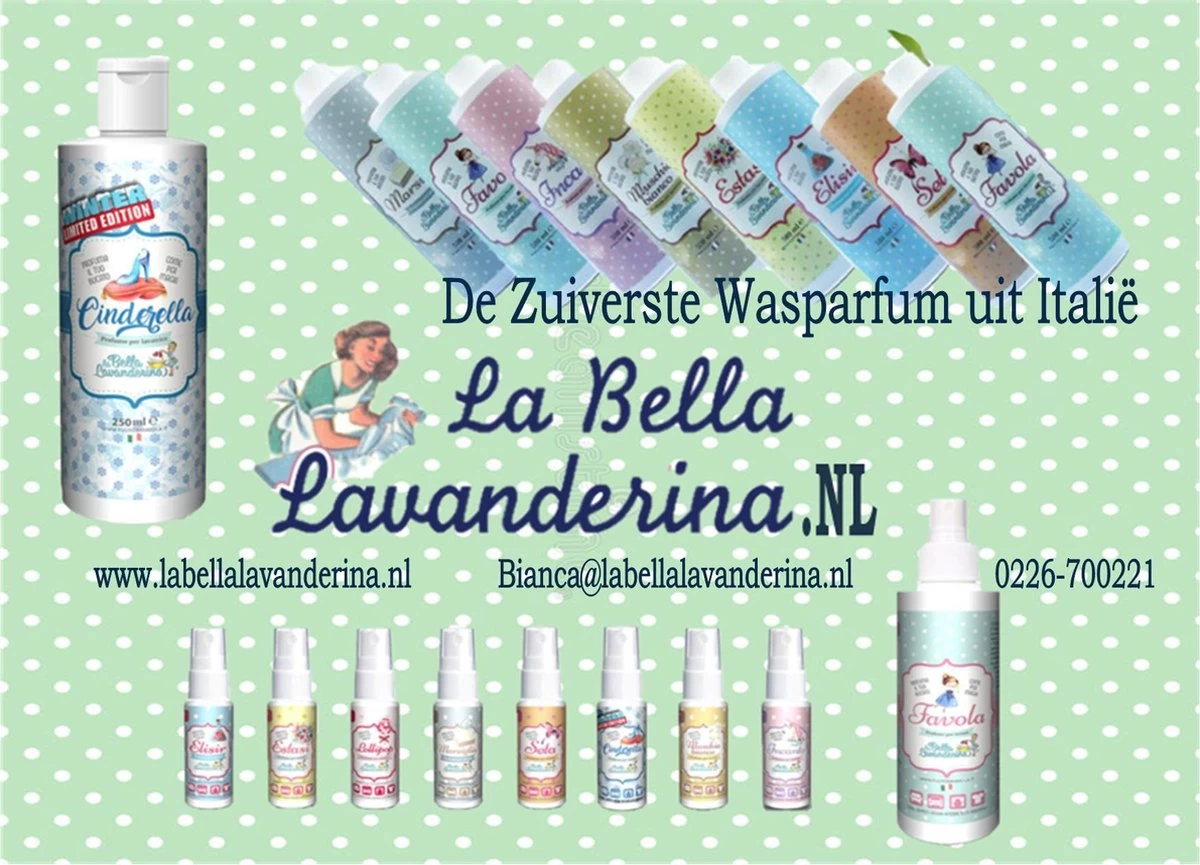 Wasparfum La Bella Lavanderina, Proefpakket 2 Wasparfum La Bella Lavanderina, Proefpakket - Afbeelding 2