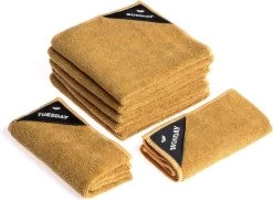 Klud Vaatdoek Set - 7 Dagen - Curry 8 Klud Vaatdoek Set - 7 Dagen - Curry -Huishoud Verkoop 1200x879 1