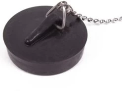 Benson Afvoerstop / Gootsteen Dop / Gootsteenstopper - 44 Mm - Met RVS Ketting 30 Cm