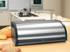 Brabantia Broodtrommel - Met Schuifdeksel - Matt Steel Fingerprint Proof -Huishoud Verkoop 1200x890 5