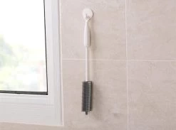 Merkloos Flessenborstel - Siliconen - Schoonmaak - Baby - Bidon - Dopper - Flessen - Reiniger - Wit - Grijs - Glazen - Borstel -Huishoud Verkoop 1200x891 2