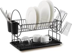 Maestro - Afdruiprek 2 Bestekrekken Wateropvangbak - 50cm