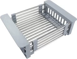 IBright Verstelbare Keukenrek - Gootsteen Mand - Afdruiprek – Vergiet – Verstelbaar In Lengte - Uitschuifbaar - RVS Grijs 19 IBright Verstelbare Keukenrek - Gootsteen Mand - Afdruiprek – Vergiet – Verstelbaar In Lengte - Uitschuifbaar - RVS Grijs -Huishoud Verkoop 1200x914 1