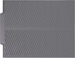 Navaris Siliconen Droogmat Met Afvoer - Aanrecht Droogmat Voor Afwas, Borden, Bestek, Glazen - Grijs -Huishoud Verkoop 1200x928 1