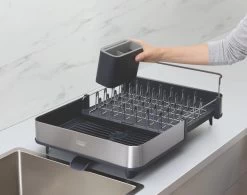 Extend Steel Uitschuifbaar Afdruiprek - Grijs - Joseph Joseph -Huishoud Verkoop 1200x947 2