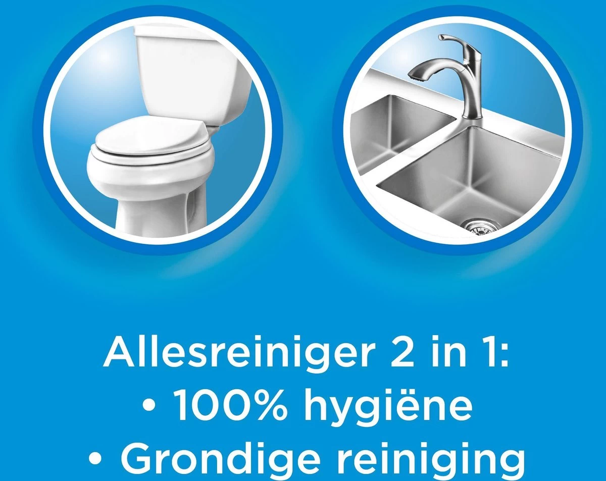 Ajax® Ajax Allesreiniger 100% Hygiene 6 X 1L - Voordeelverpakking 6 Ajax® Ajax Allesreiniger 100% Hygiene 6 X 1L - Voordeelverpakking - Afbeelding 6