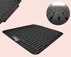 HOMYHON Afdruipmat -Afdruipmat Siliconen -Pannenonderzetter- Antislip -Hittebestendig - Aanrecht Mat -Siliconen Mat - 40 X 46 Cm - Zwart 11 HOMYHON Afdruipmat -Afdruipmat Siliconen -Pannenonderzetter- Antislip -Hittebestendig - Aanrecht Mat -Siliconen Mat - 40 X 46 Cm - Zwart -Huishoud Verkoop 1200x960 1