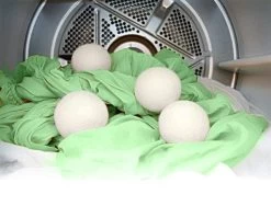 Jean's Goods Drogerballen - Droogballen - Wasdrogerballen - Wasdroger Ballen - Wasbol - Wasbollen - Wasballen - Energiebesparende Producten - Energiebesparend - Duurzaam Cadeau - RWS Wol - Zero Waste - Wasverzachter - Beige - 6 Stuks -Huishoud Verkoop 1200x969