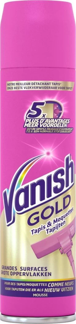 Vanish Gold Mousse Voor Tapijt Vlekkenverwijderaar - 600 Ml 11 Vanish Gold Mousse Voor Tapijt Vlekkenverwijderaar - 600 Ml -Huishoud Verkoop 284x1200 1