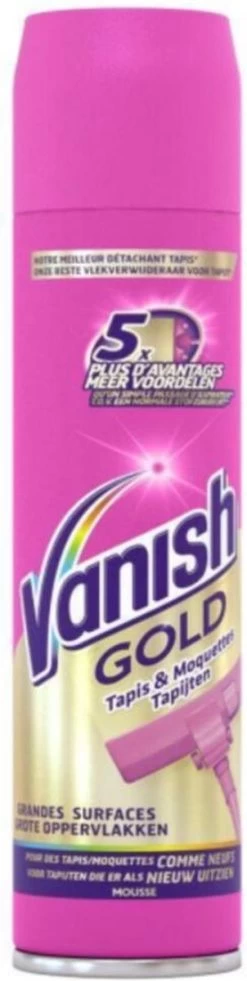 Vanish Gold Mousse Voor Tapijt Vlekkenverwijderaar - 600 Ml 8 Vanish Gold Mousse Voor Tapijt Vlekkenverwijderaar - 600 Ml -Huishoud Verkoop 302x1200