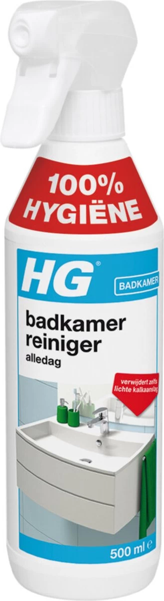 HG Badkamerreiniger Alledag - 500ml - Verwijdert Zeepresten, Huidvetten En Lichte Kalkaanslag 6 HG Badkamerreiniger Alledag - 500ml - Verwijdert Zeepresten, Huidvetten En Lichte Kalkaanslag - Afbeelding 6