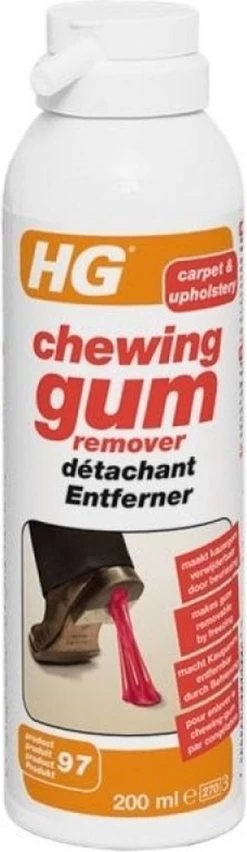 HG Chewing Gum Remover (HG Product 97) - 200ml - Bevriest Kauwgom 13 HG Chewing Gum Remover (HG Product 97) - 200ml - Bevriest Kauwgom -Huishoud Verkoop 348x1200