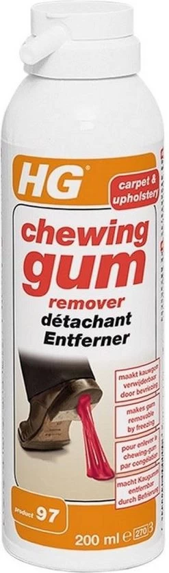 HG Chewing Gum Remover (HG Product 97) - 200ml - Bevriest Kauwgom 11 HG Chewing Gum Remover (HG Product 97) - 200ml - Bevriest Kauwgom -Huishoud Verkoop 354x1200