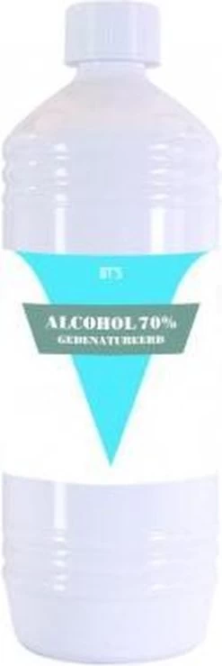 BTS 70% Gedenatureerde Alcohol 1000ML -Huishoud Verkoop 401x1200 1