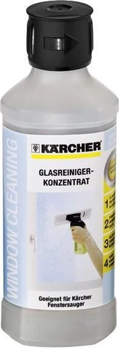 Karcher Reiniger Glasreiniger Vensterreiniger Voor Window Vac Reinigingsmiddel - 500ml - 1 Karcher Reiniger Glasreiniger Vensterreiniger Voor Window Vac Reinigingsmiddel - 500ml -