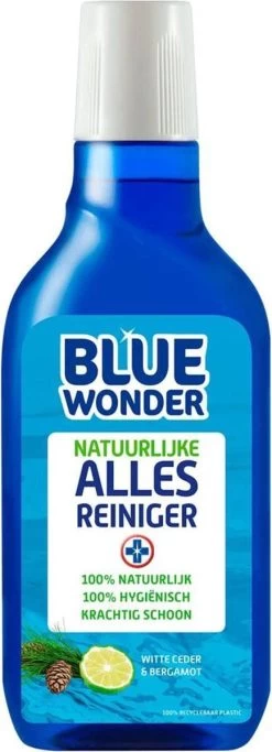 Blue Wonder 100% Natuurlijke Allesreiniger Witte Ceder Grootverpakking - 6x 750 Ml Fles Met Dop (4,5 Liter) -Huishoud Verkoop 434x1200 1