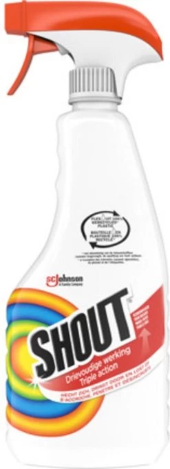 Mr Muscle Shout Vlekkenoplosser Triple Action - Spray - 2 X 500 Ml 7 Mr Muscle Shout Vlekkenoplosser Triple Action - Spray - 2 X 500 Ml -Huishoud Verkoop 436x1200