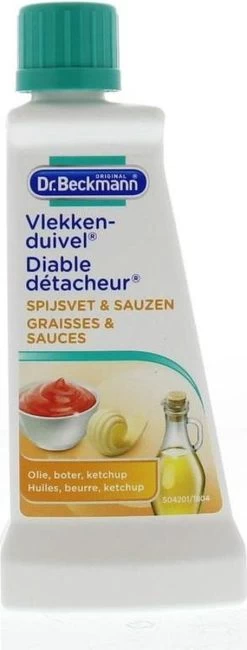 Dr. Beckmann Vlekkenduivel Spijsvet & Sauzen 50 Ml -Huishoud Verkoop 456x1200 2