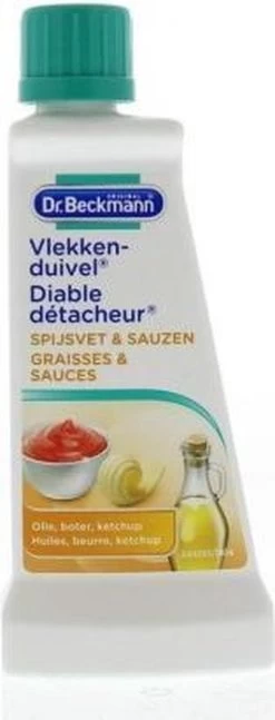 Dr. Beckmann Vlekkenduivel Spijsvet & Sauzen 50 Ml -Huishoud Verkoop 458x1200