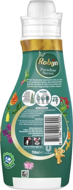 Robijn Collections Paradise Secret Wasverzachter - 8 X 30 Wasbeurten - Voordeelverpakking -Huishoud Verkoop 464x1200 4