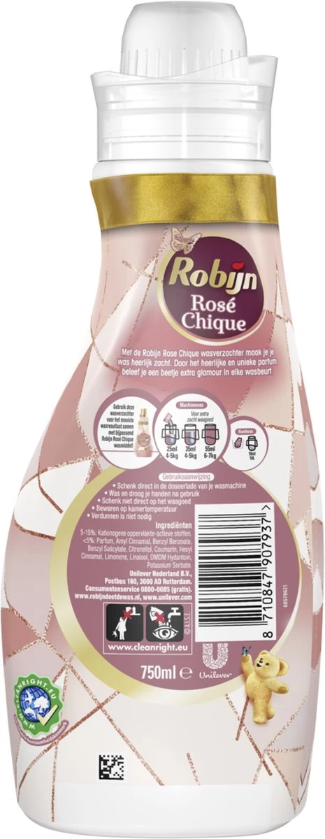 Robijn Collections Rosé Chique Wasverzachter - 4 X 750 Ml - Voordeelverpakking 3 Robijn Collections Rosé Chique Wasverzachter - 4 X 750 Ml - Voordeelverpakking - Afbeelding 3