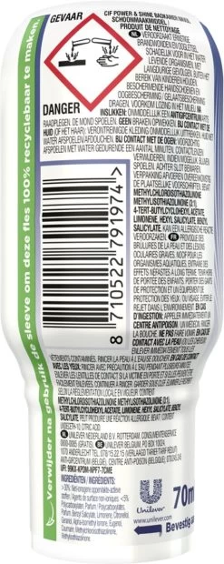 Cif Power & Shine Badkamer Ecorefill Capsule - 10 X 70 Ml - Voordeelverpakking 9 Cif Power & Shine Badkamer Ecorefill Capsule - 10 X 70 Ml - Voordeelverpakking -Huishoud Verkoop 478x1200 10