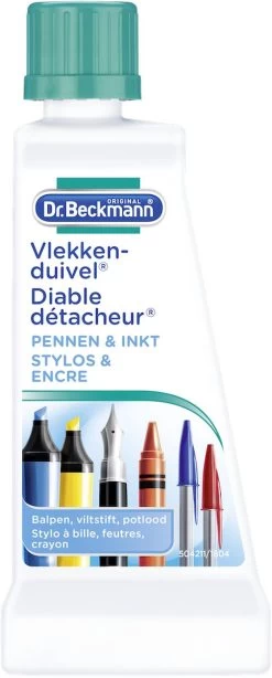 Dr. Beckmann Vlekkenduivel Pennen En Inkt 50 Ml -Huishoud Verkoop 483x1200 3