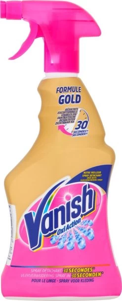 Vanish Oxi Action Gold Vlekverwijderaar Spray - 500ml X2 -Huishoud Verkoop 486x1200