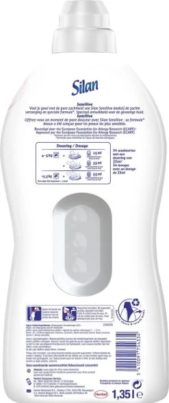 Silan Sensitive Wasverzachter - Baby En Gevoelige Huid - Grootverpakking - 54 Wasbeurten 11 Silan Sensitive Wasverzachter - Baby En Gevoelige Huid - Grootverpakking - 54 Wasbeurten -Huishoud Verkoop 505x1200