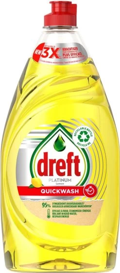 Dreft Platinum - Quickwash - Citroen - Vloeibaar Afwasmiddel - Voordeelverpakking 8 X 780 Ml -Huishoud Verkoop 529x1200 3
