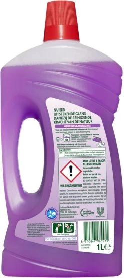 Andy Lotus & Acacia Allesreiniger - 6 X 1L - Voordeelverpakking -Huishoud Verkoop 538x1200