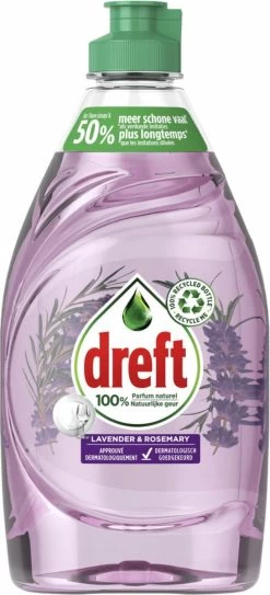 Dreft Naturals Lavender & Rosemary Afwasmiddel - Voordeelverpakking 10x450ml -Huishoud Verkoop 546x1200 1