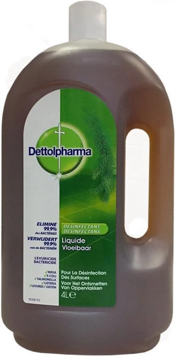 Dettolpharma 4 Liter Ontsmettingsmiddel Dettol 1 Dettolpharma 4 Liter Ontsmettingsmiddel Dettol
