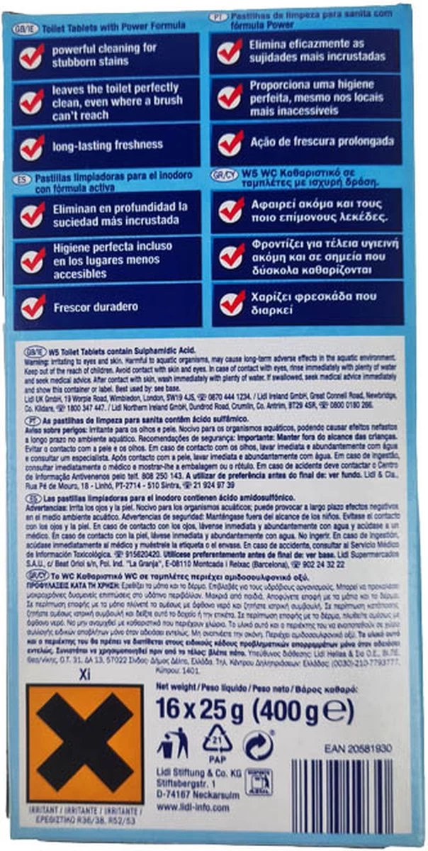 2x WC Tabs - Krachtig Actief, 3-in-1 Toilet Cleaning Tabs 100% Reiniging 2 2x WC Tabs - Krachtig Actief, 3-in-1 Toilet Cleaning Tabs 100% Reiniging - Afbeelding 2