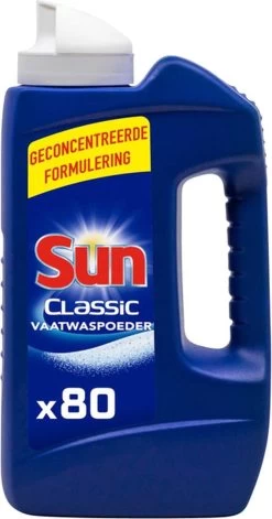 SUN® Sun Vaatwaspoeder 1,36KG - 80 Wasbeurten 13 SUN® Sun Vaatwaspoeder 1,36KG - 80 Wasbeurten -Huishoud Verkoop 629x1200